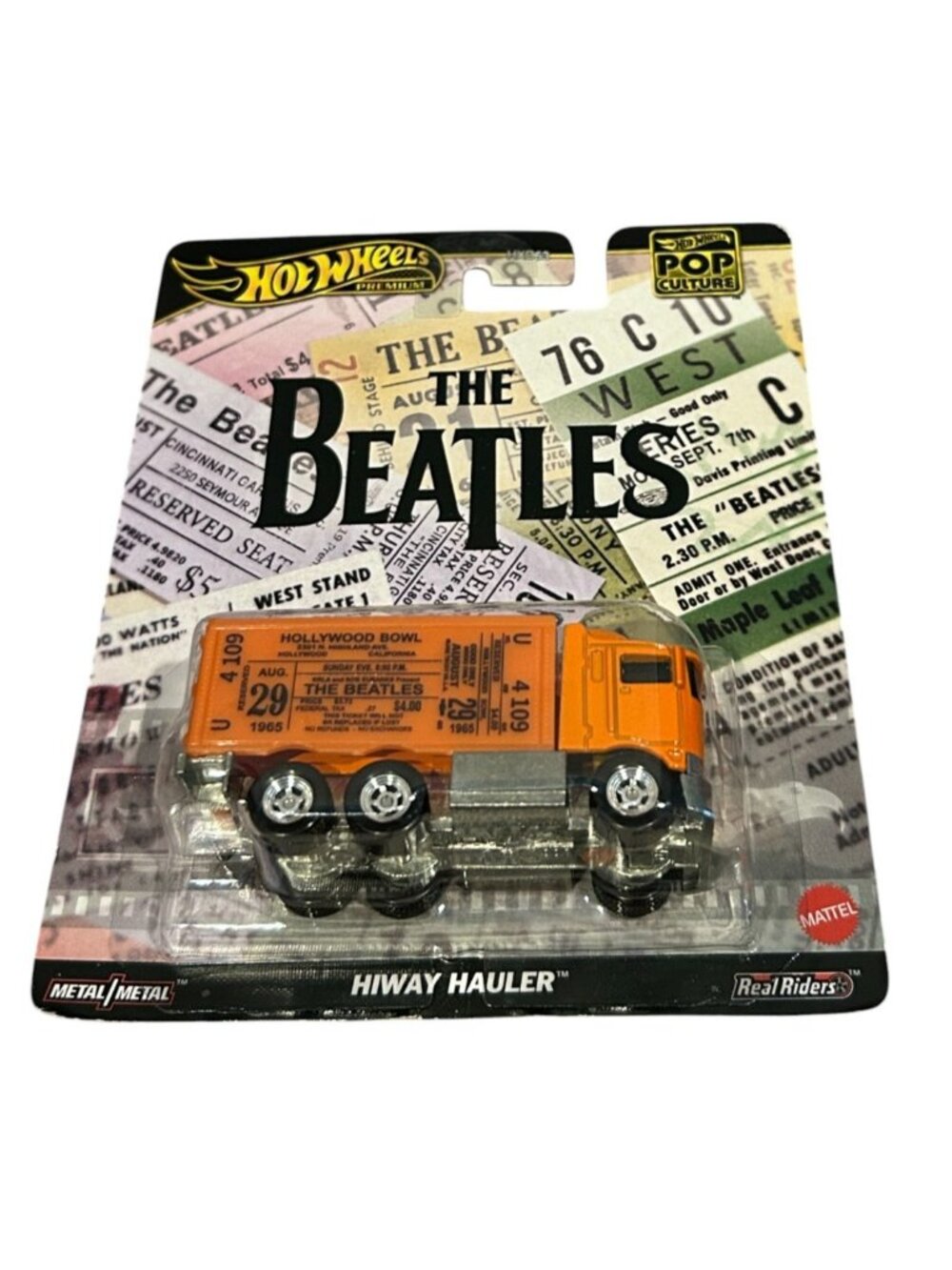 Hot Wheels BEATLES HI WAY HAULER Pop Culture Mattel Metal Car
